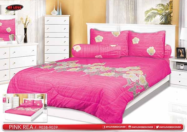 Sprei All New My Love Pink Rea