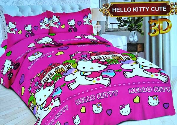 Sprei Bonita Hello Kitty Cute 3D