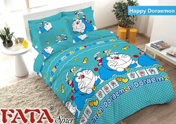 Sprei Fata Happy Doraemon
