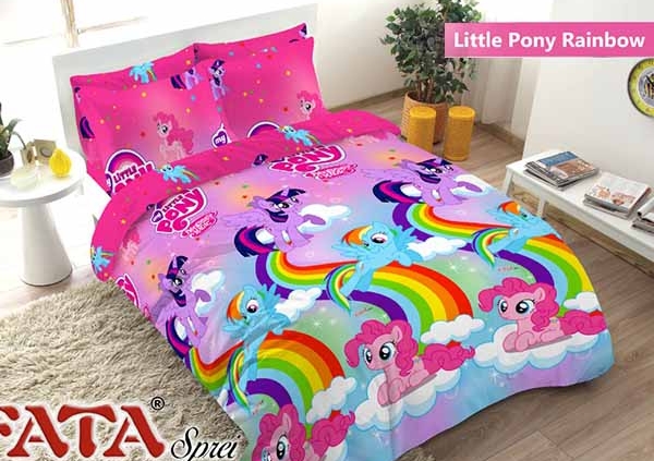 Sprei Fata Little Ponny Rainbow