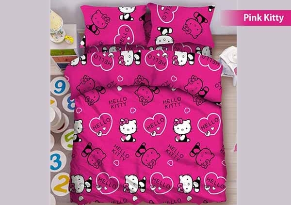 Sprei Fata Pink Kitty