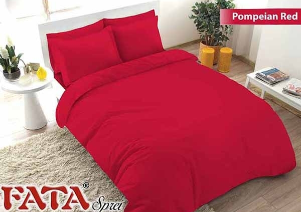 Sprei Fata Pompeian Red