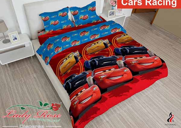 Sprei Lady Rose Cars Racing
