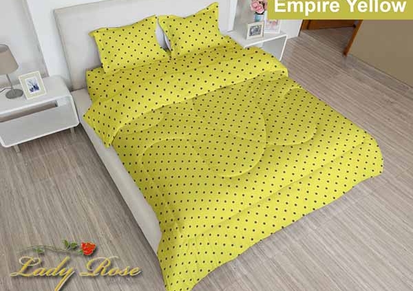 Sprei Lady Rose Empire Yellow