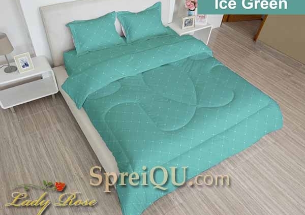 Sprei Lady Rose Ice Green