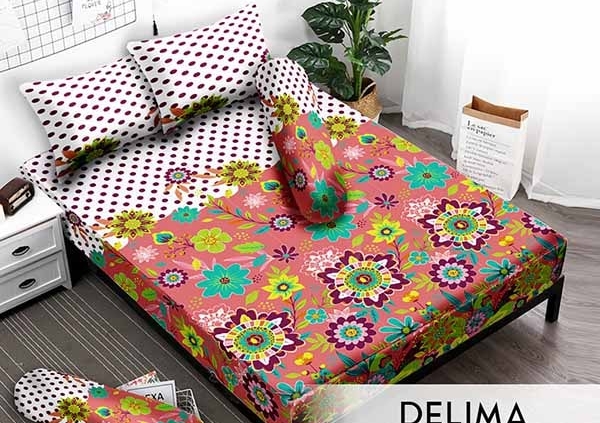 Sprei Monalisa Premium Delima