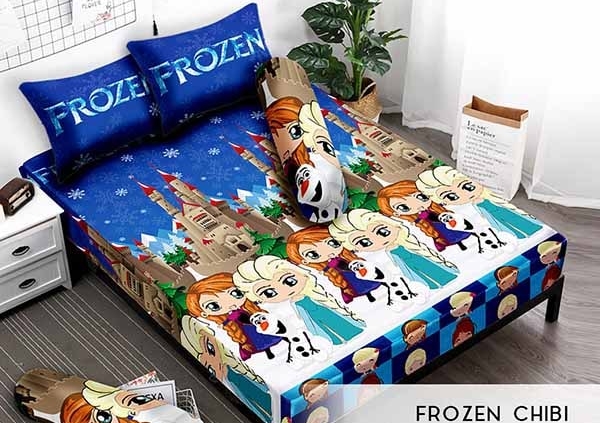 Sprei Monalisa Premium Frozen Chibi
