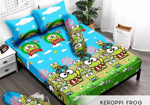 Sprei Monalisa Premium Keroppi Frog