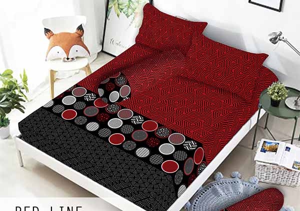 Sprei Monalisa Premium Red Line