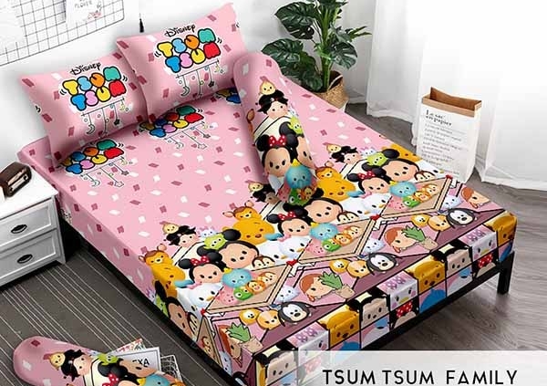 Sprei Monalisa Premium Tsum Tsum Family