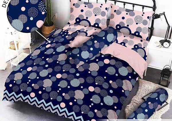 Sprei Monalisa Premium Polkadot Ice