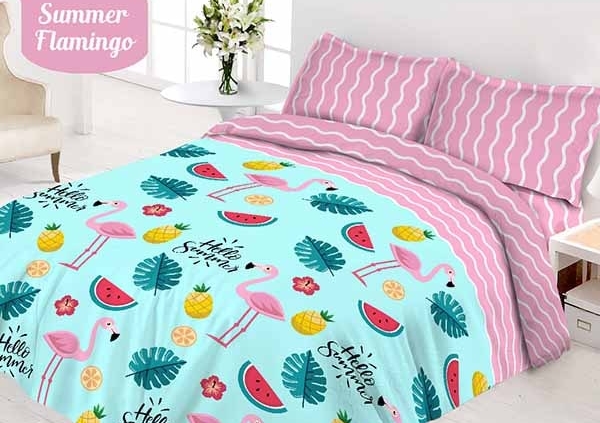 Sprei Vito Summer Flamingo