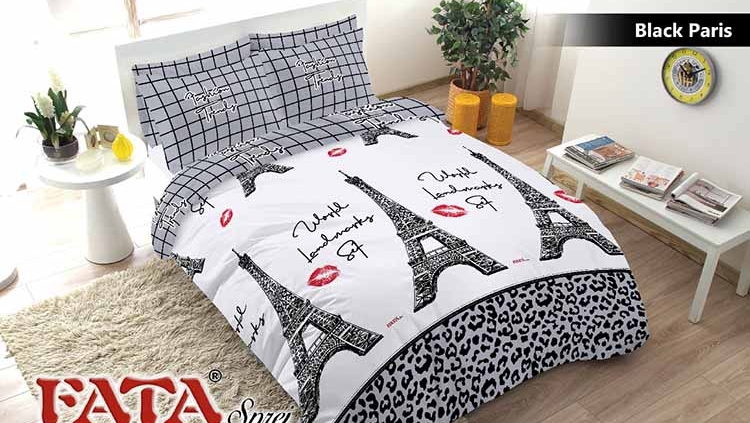 Sprei Fata Black Paris