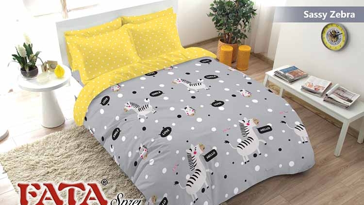 Sprei Fata Sassy Zebra