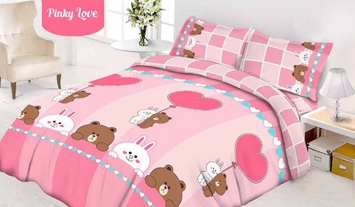 Sprei Vito Pinky Love
