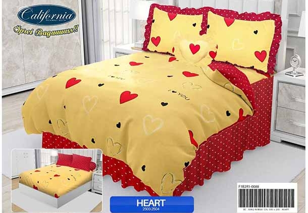 Sprei California Heart