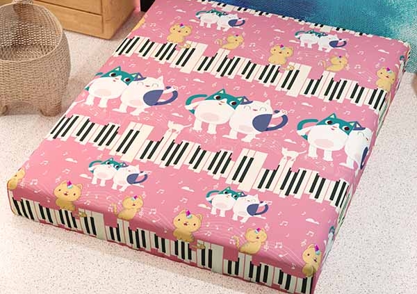 Sarung Kasur Busa Monalisa Cat Pink