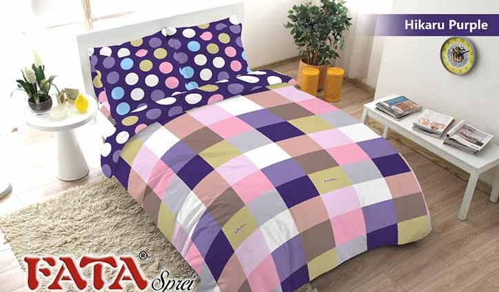 Sprei Fata Hikaru Purple