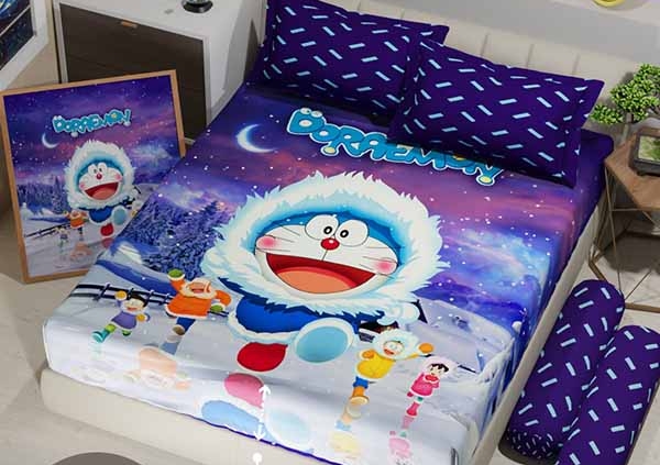 Sprei Michio Doraemon Winter
