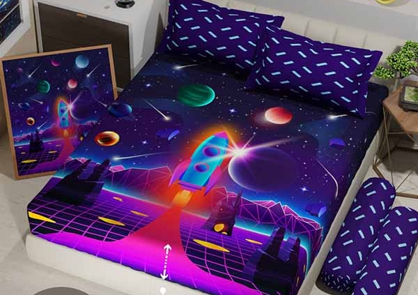 Sprei Michio Galaxy Light