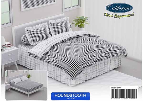 Sprei California Houndstooth